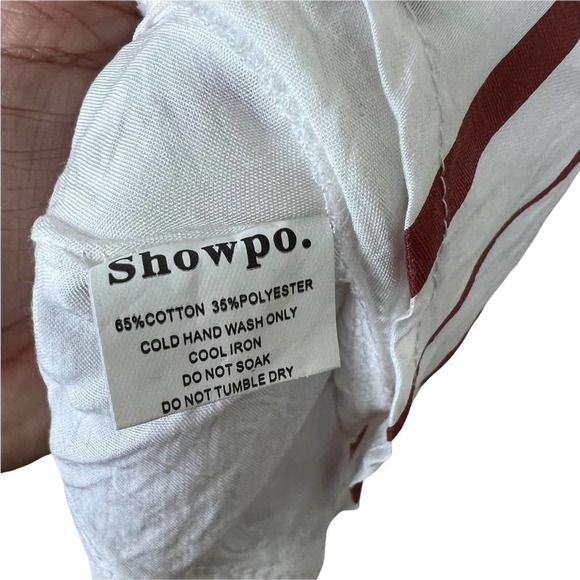 Showpo. Striped Crop Top - So Much to give Top Size 4 - Picture 13 of 15